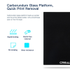 Creality CR 200B Carborundum Tempered Glass Print Platform Build Surface